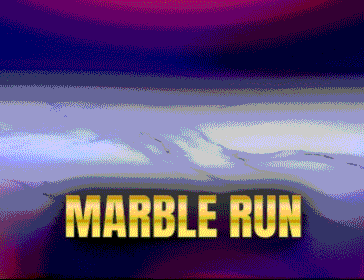 Marble Run race game in progress