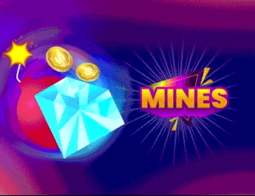 Mines grid game with hidden gems and bombs
